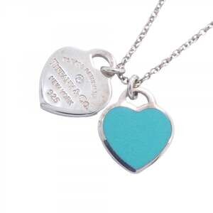 Tiffany & Co. Return to Heart Double Necklace, 1PD (One Diamond), Sterling Si...